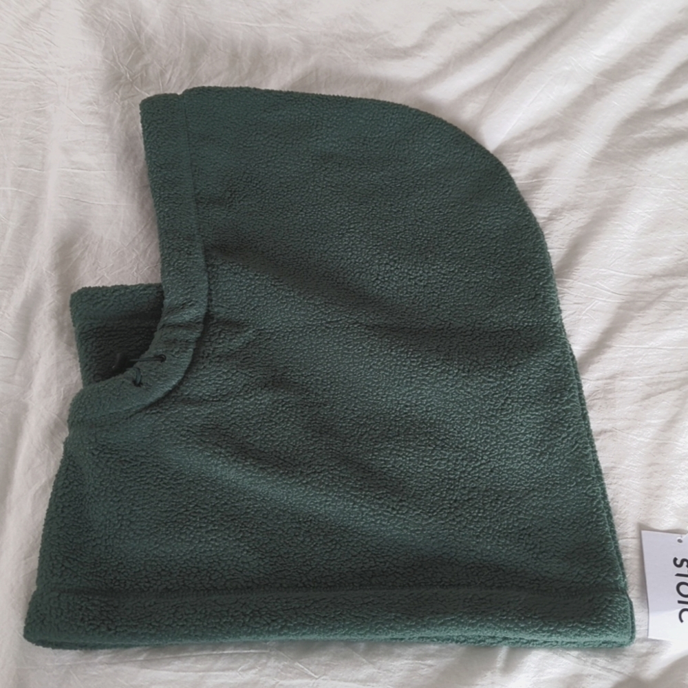 NWT Stoic green fleece balaclava